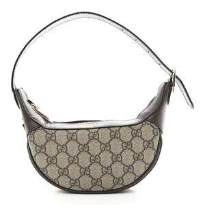 Gucci Gg Supreme Textured Calfskin Web #244609G11B